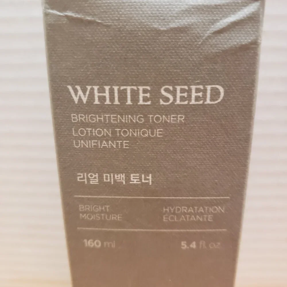 The Face Shop White Seed Brightening Toner Logion 5.4 fl. oz. New in‎ Box